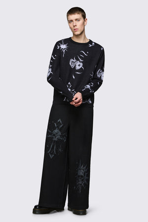 Black Friday - Trad Emo Knit - black