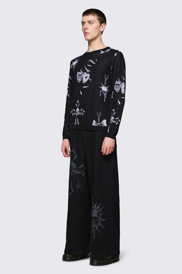 Black Friday - Trad Emo Knit - black
