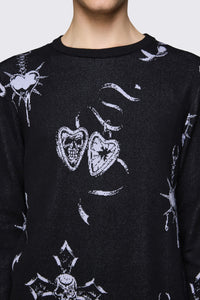 Black Friday - Trad Emo Knit - black