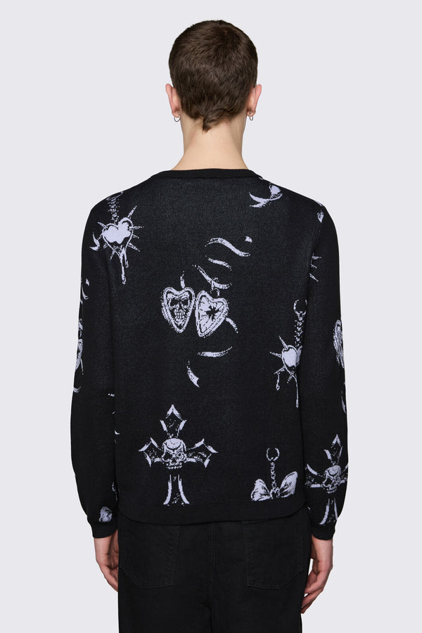 Black Friday - Trad Emo Knit - black