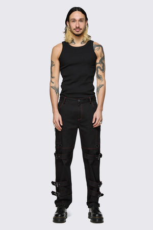 Black Friday - Trad Emo Belt Pants - black