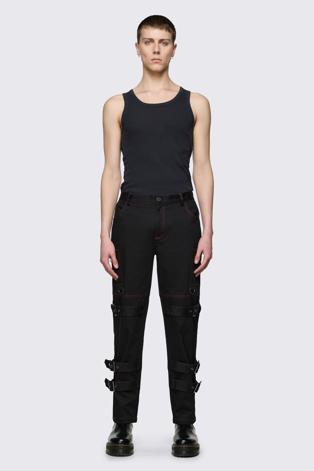 Black Friday - Trad Emo Belt Pants - black