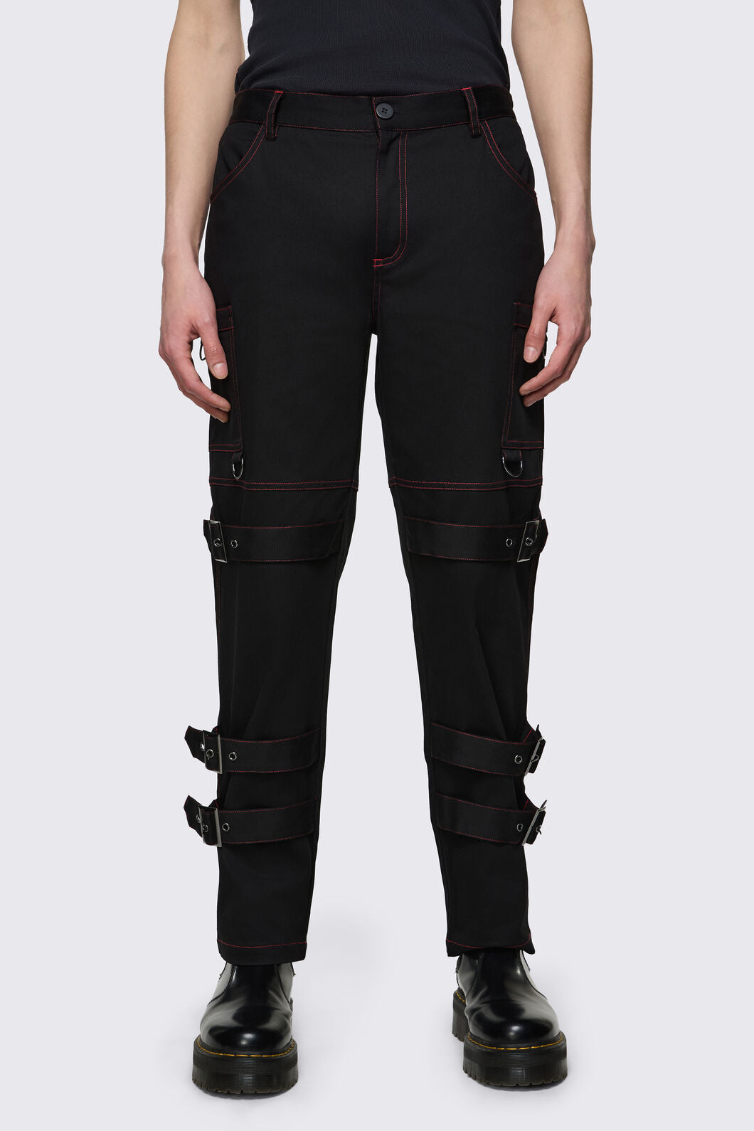 Black Friday - Trad Emo Belt Pants - black