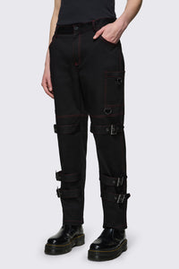 Black Friday - Trad Emo Belt Pants - black