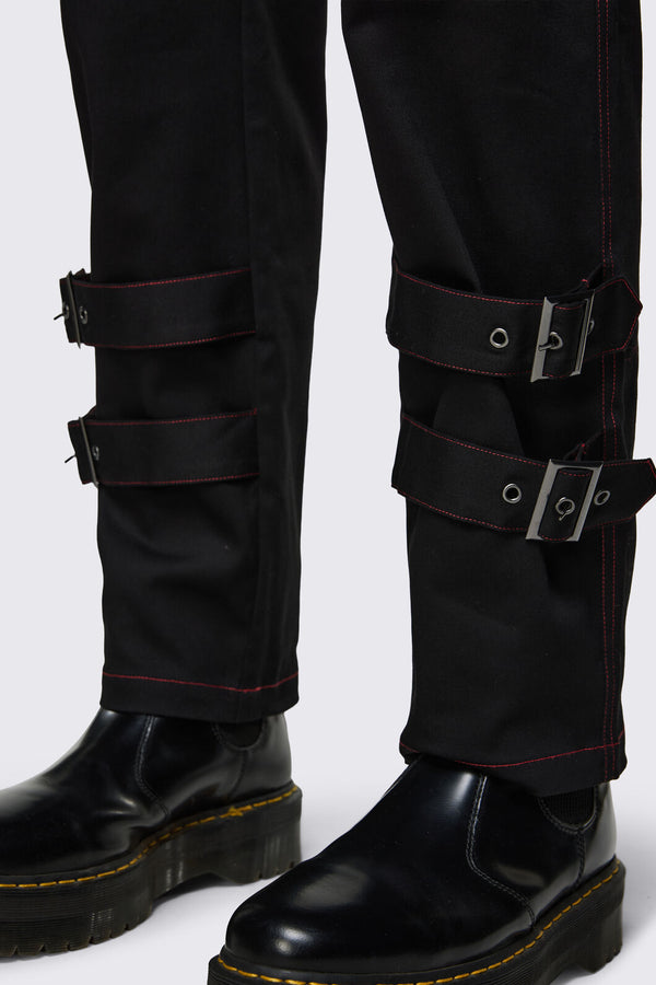 Black Friday - Trad Emo Belt Pants - black