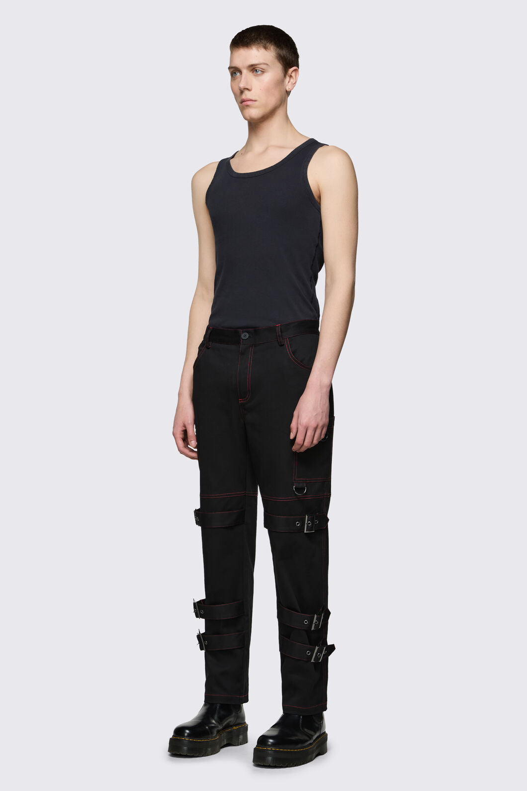 Black Friday - Trad Emo Belt Pants - black