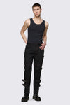 Black Friday - Trad Emo Belt Pants - black