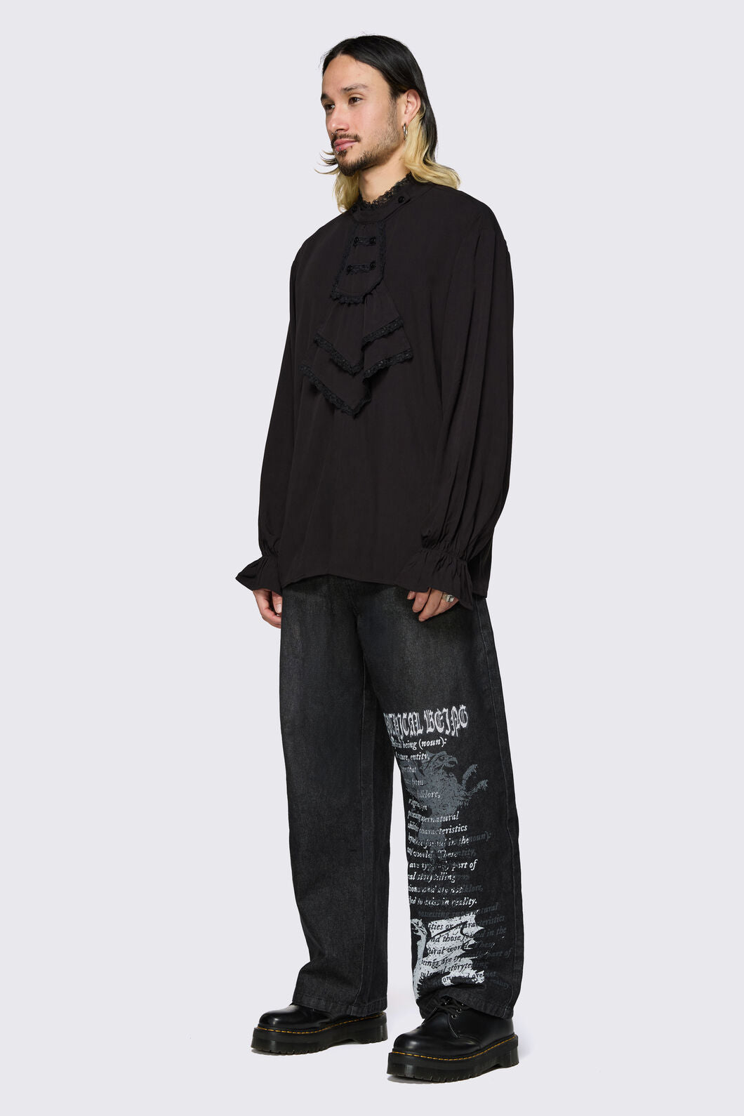 Black Friday - Fealty Bib Shirt - black