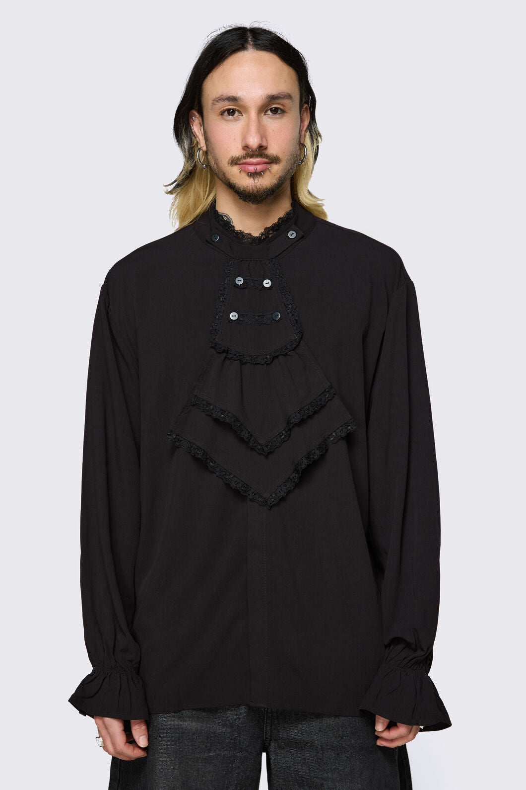 Black Friday - Fealty Bib Shirt - black