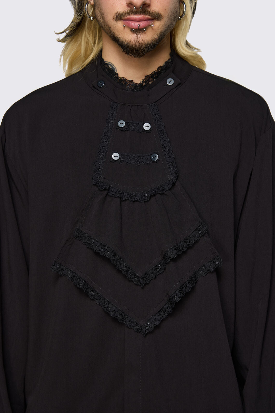 Black Friday - Fealty Bib Shirt - black