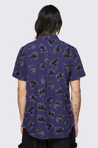 Black Friday - Monstre Short Sleeve Shirt - purple