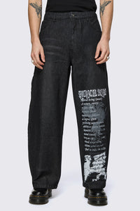 Black Friday - Fealty Graphic Jeans - black