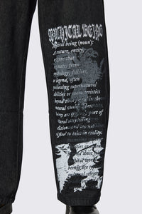 Black Friday - Fealty Graphic Jeans - black