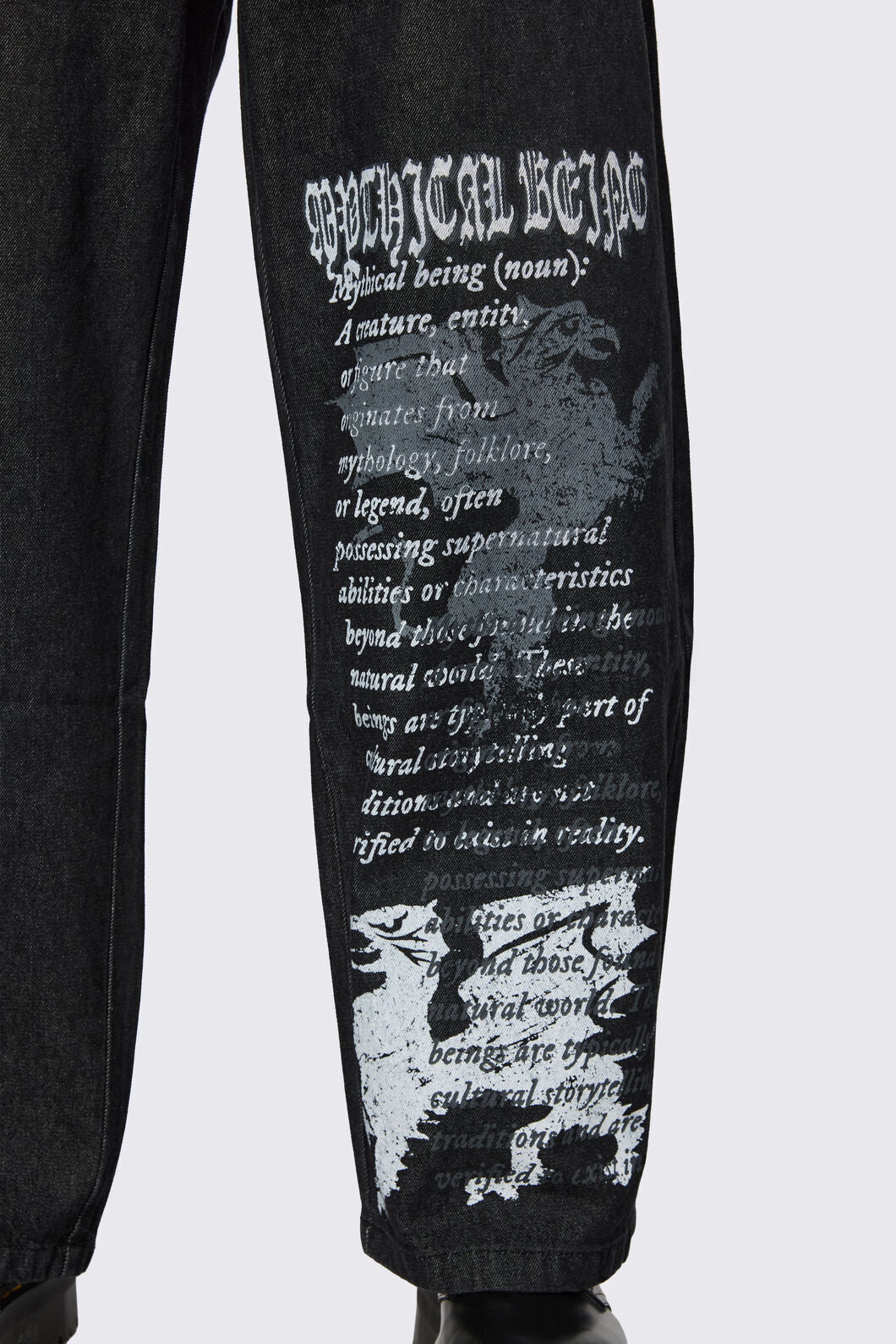 Black Friday - Fealty Graphic Jeans - black