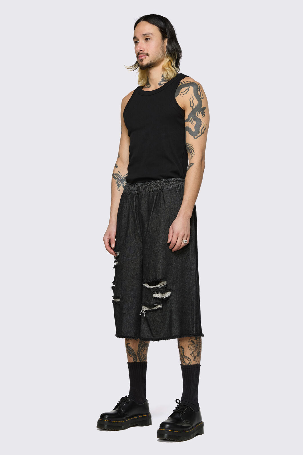 Black Friday - Hot Issue Denim Jorts - black