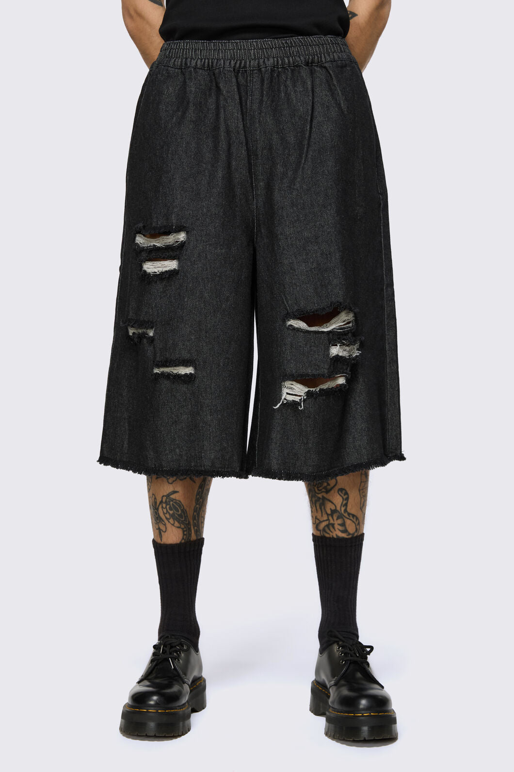 Black Friday - Hot Issue Denim Jorts - black