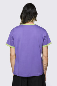 Black Friday - Dont Push My Buttons Tee - purple