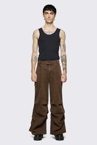 Black Friday - Behind The Blinds Baggy Cargo - brown