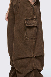 Black Friday - Behind The Blinds Baggy Cargo - brown