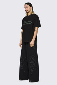 Black Friday - Bloom Flock Tee - black
