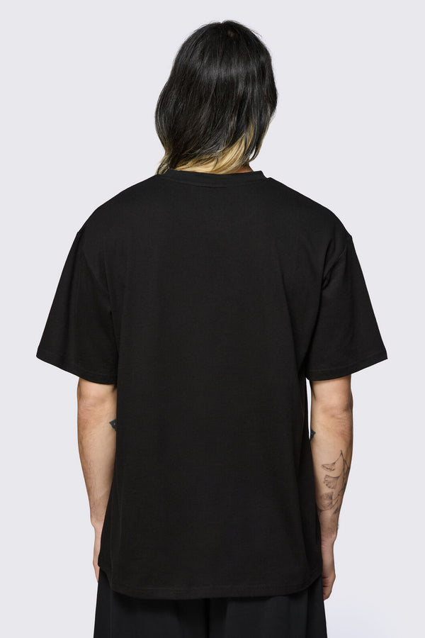 Black Friday - Bloom Flock Tee - black