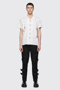 Black Friday - Trad Emo Relaxed Pocket Shirt - white