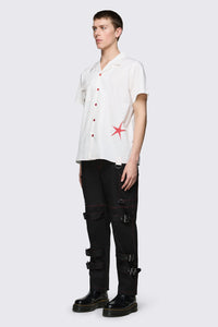 Black Friday - Trad Emo Relaxed Pocket Shirt - white