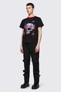 Black Friday - Trad Emo Heart Graphic T-Shirt - black