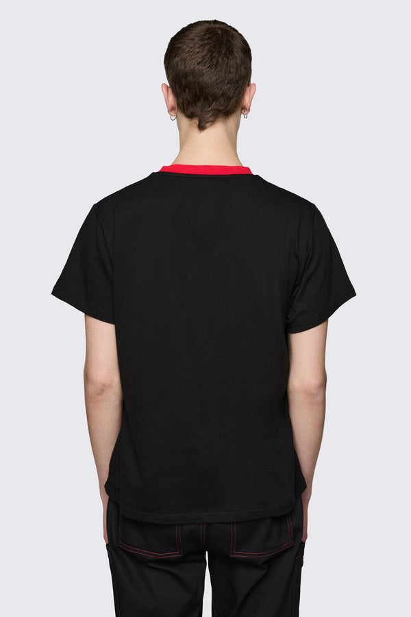 Black Friday - Trad Emo Heart Graphic T-Shirt - black