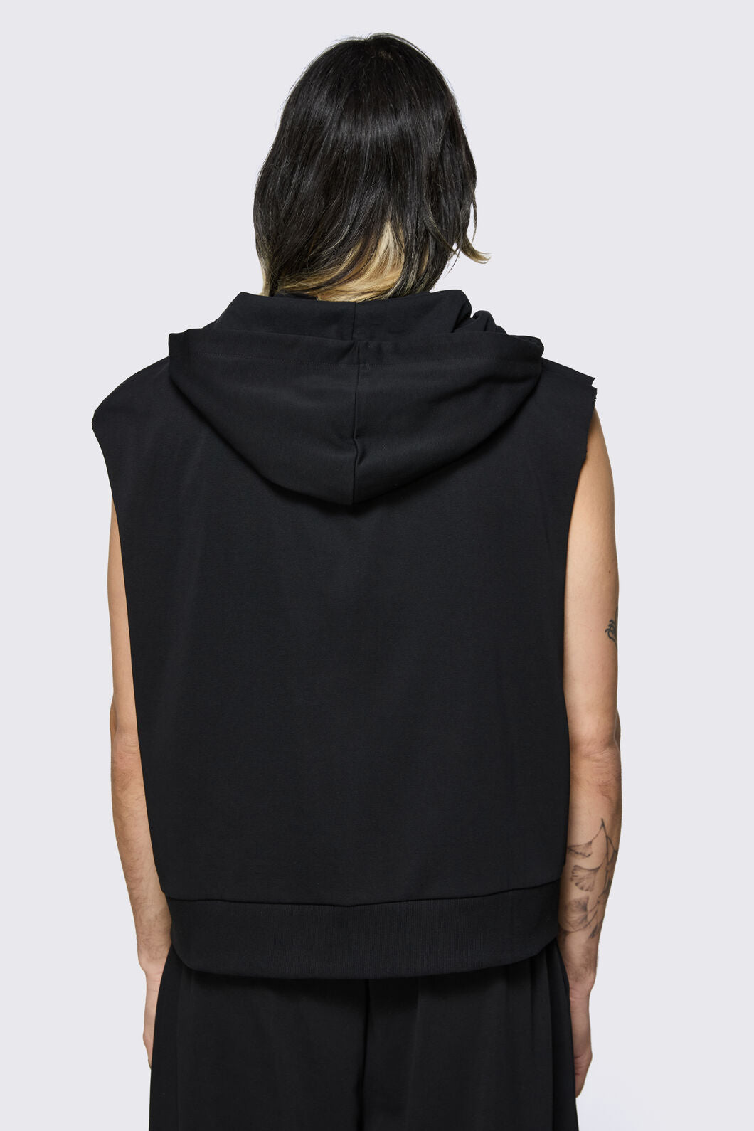 Black Friday - Webbed Diamante Zip Up - black