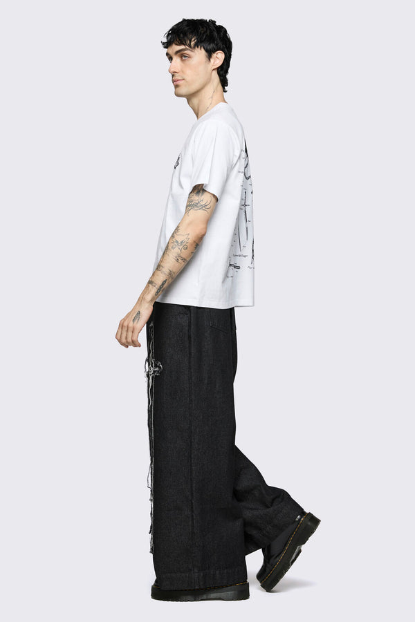 Black Friday - Well Armed Tee - white