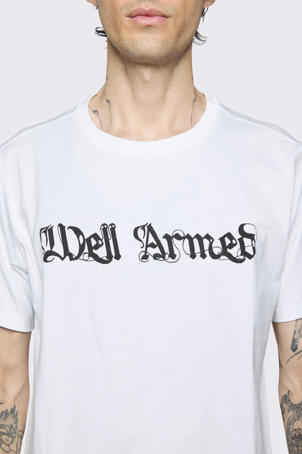 Black Friday - Well Armed Tee - white
