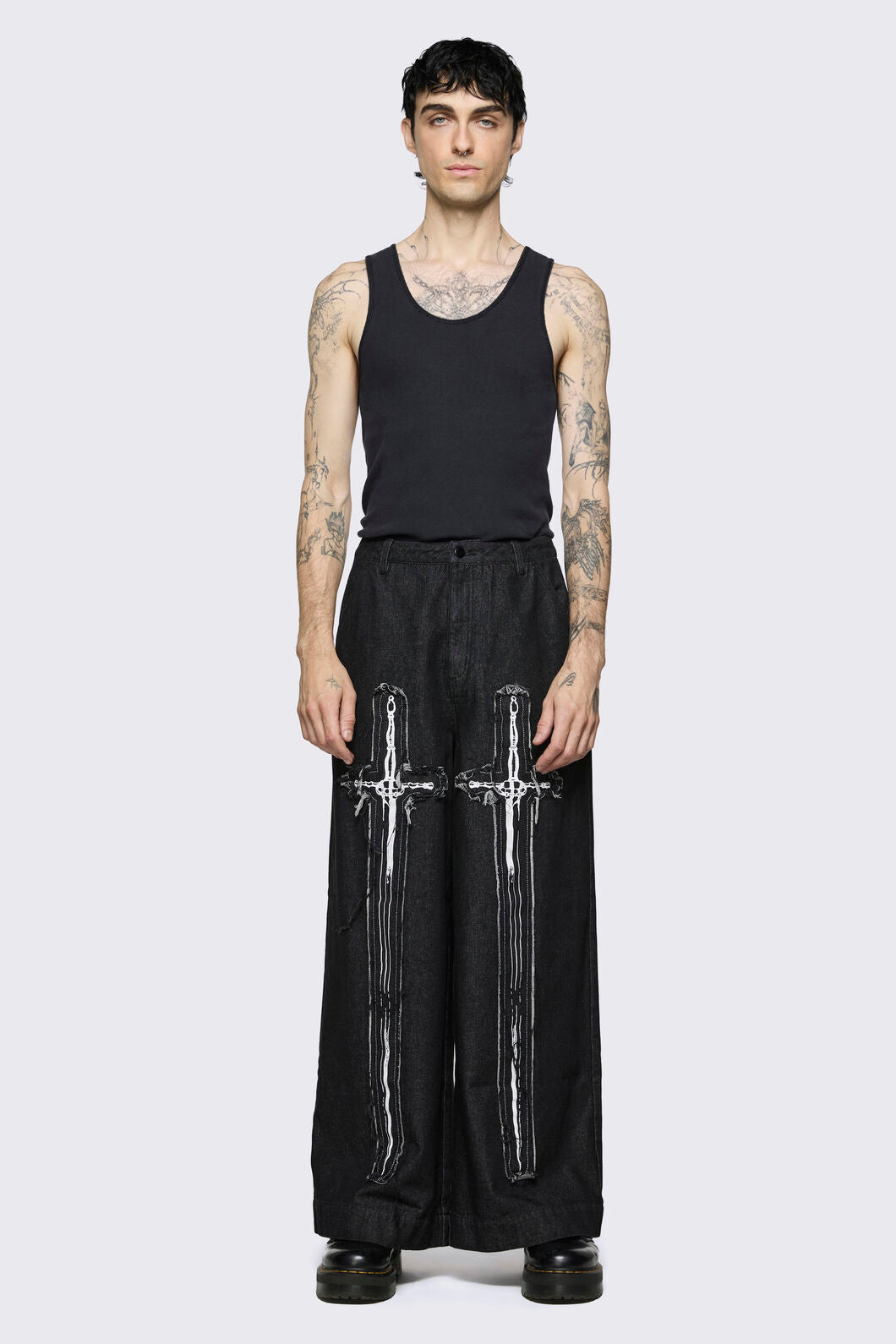 Black Friday - Lance Distressed Jeans - black
