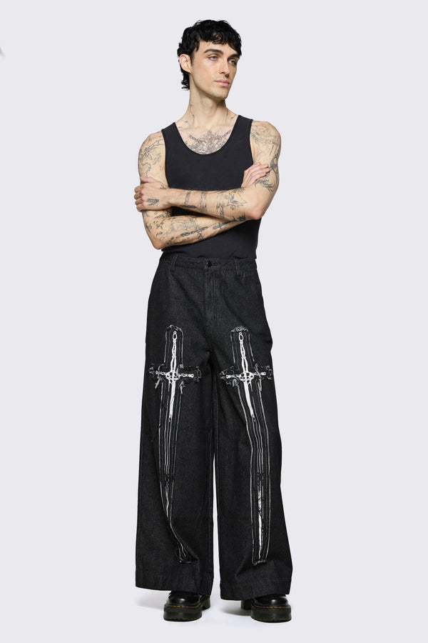 Black Friday - Lance Distressed Jeans - black