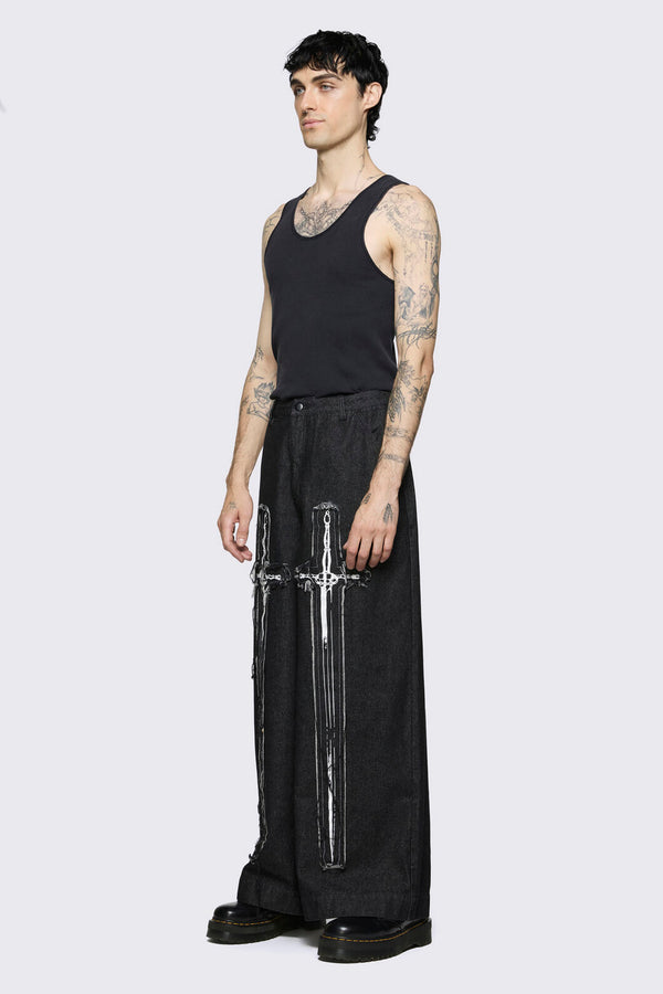 Black Friday - Lance Distressed Jeans - black