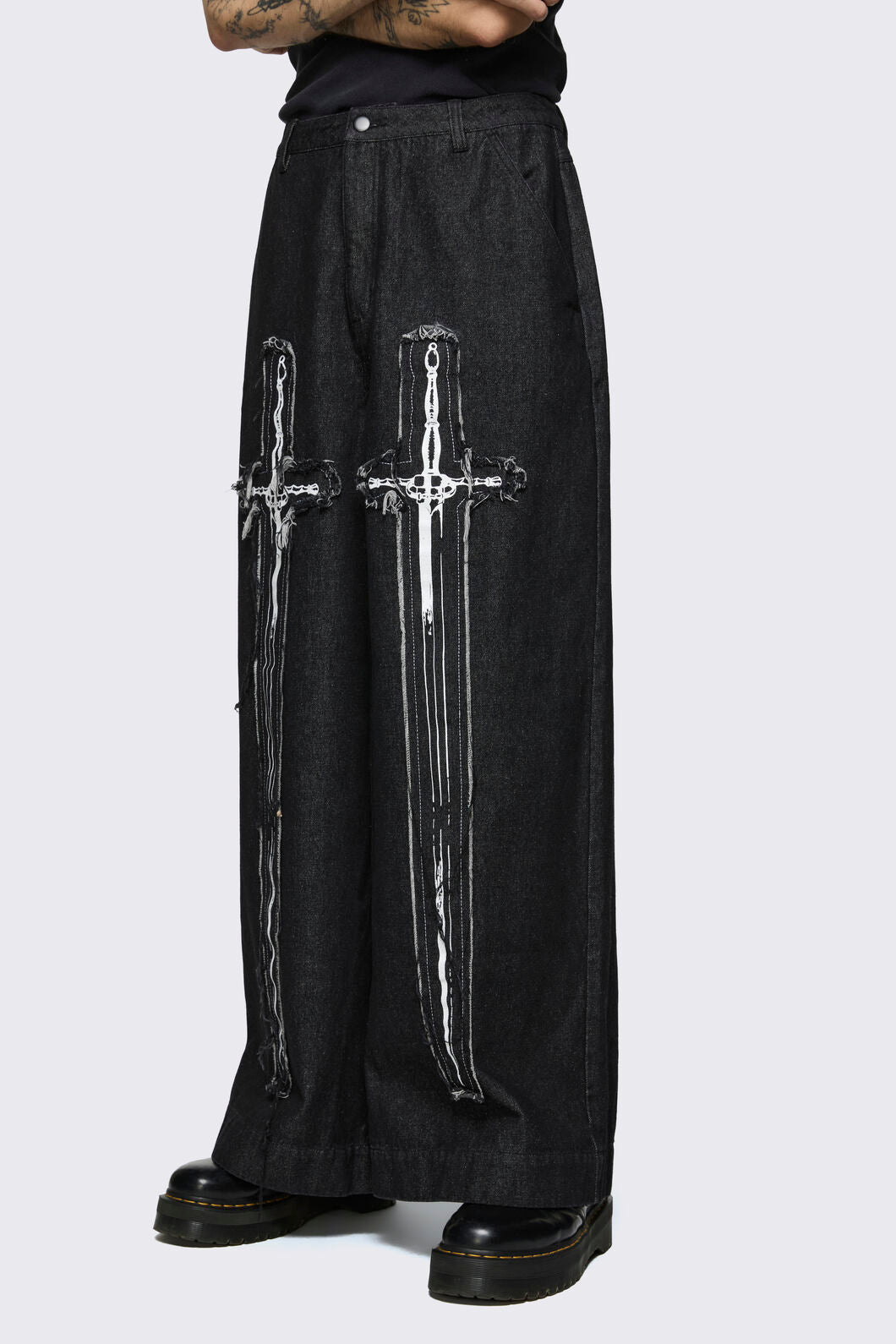 Black Friday - Lance Distressed Jeans - black