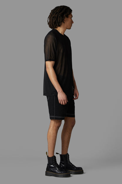 Black Friday - Fishnet Mesh Top - black