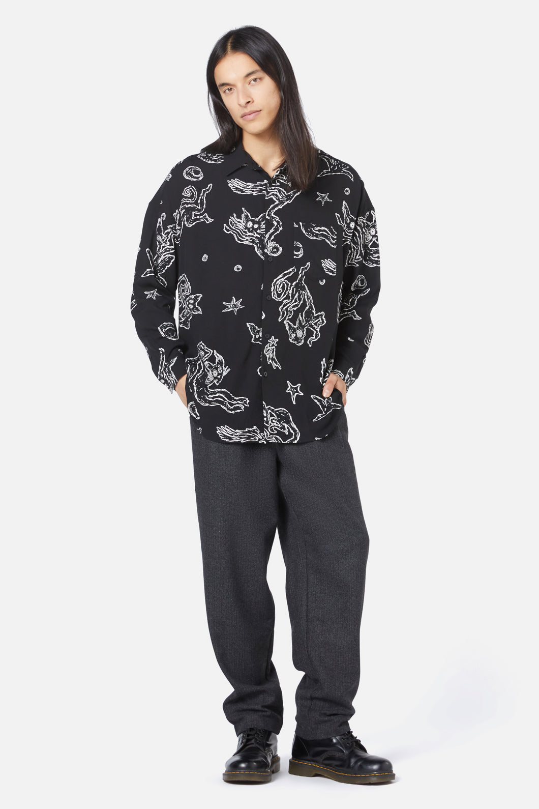 Black Friday - Shadows LS Shirt - black