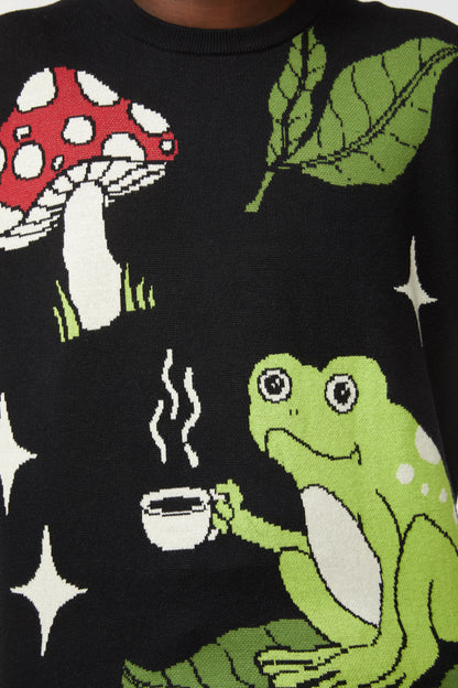 Black Friday - Toadstool Unisex Knit - black