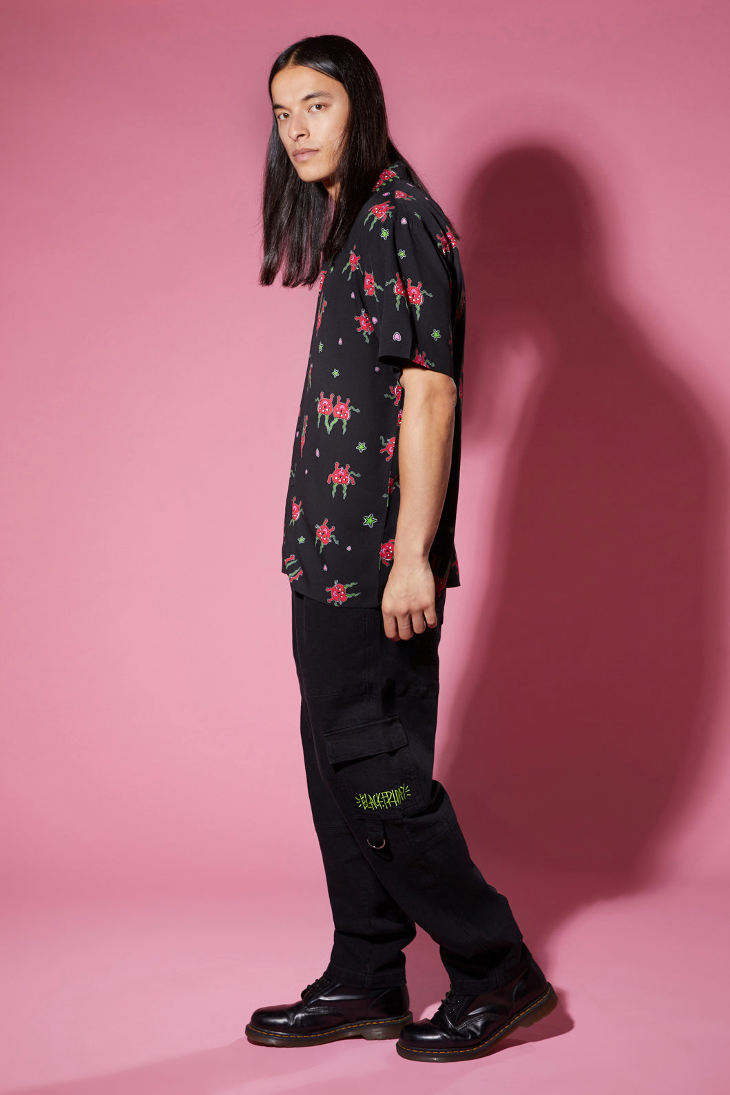Black Friday - Cheeky Cherries SS Shirt - black