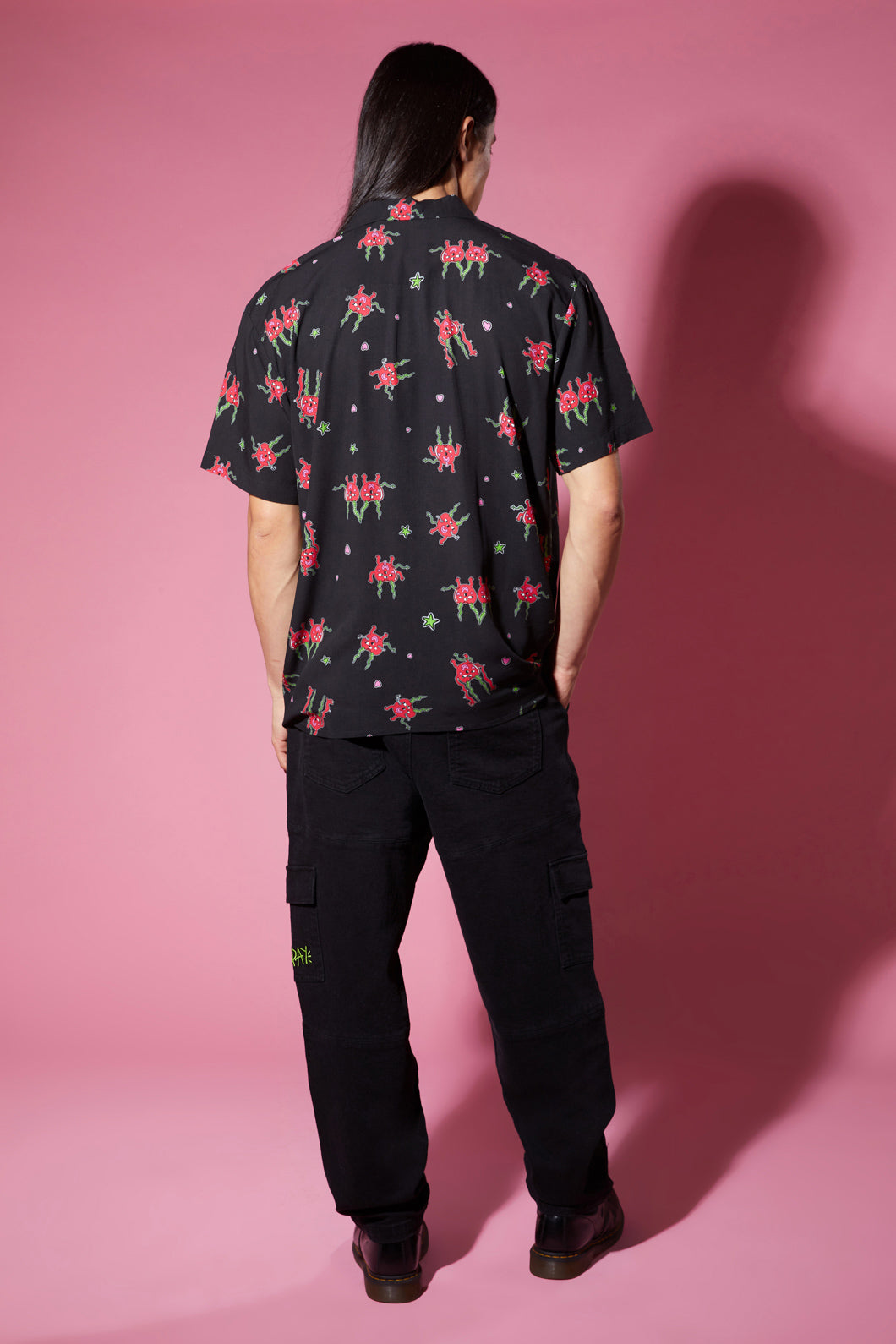 Black Friday - Cheeky Cherries SS Shirt - black