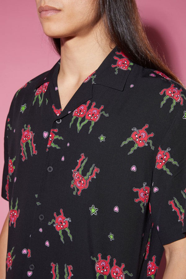 Black Friday - Cheeky Cherries SS Shirt - black