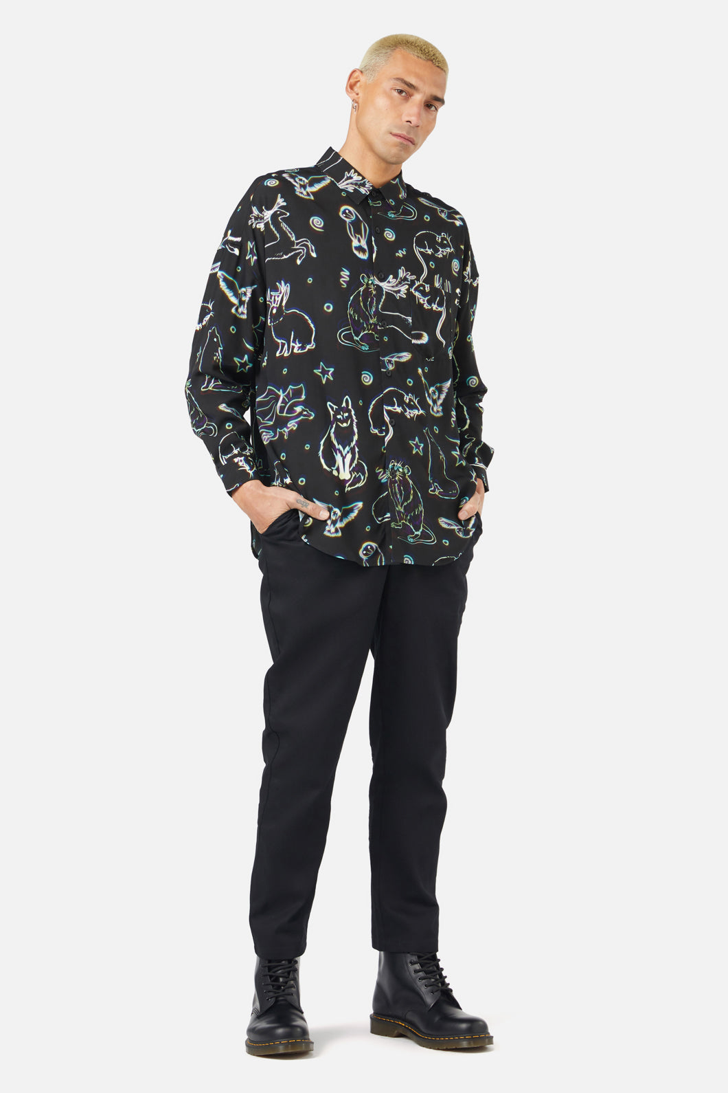 Black Friday - Aura LS Shirt - multi