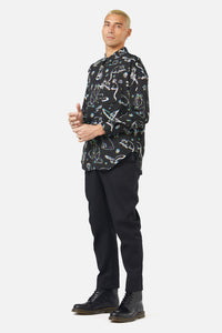 Black Friday - Aura LS Shirt - multi