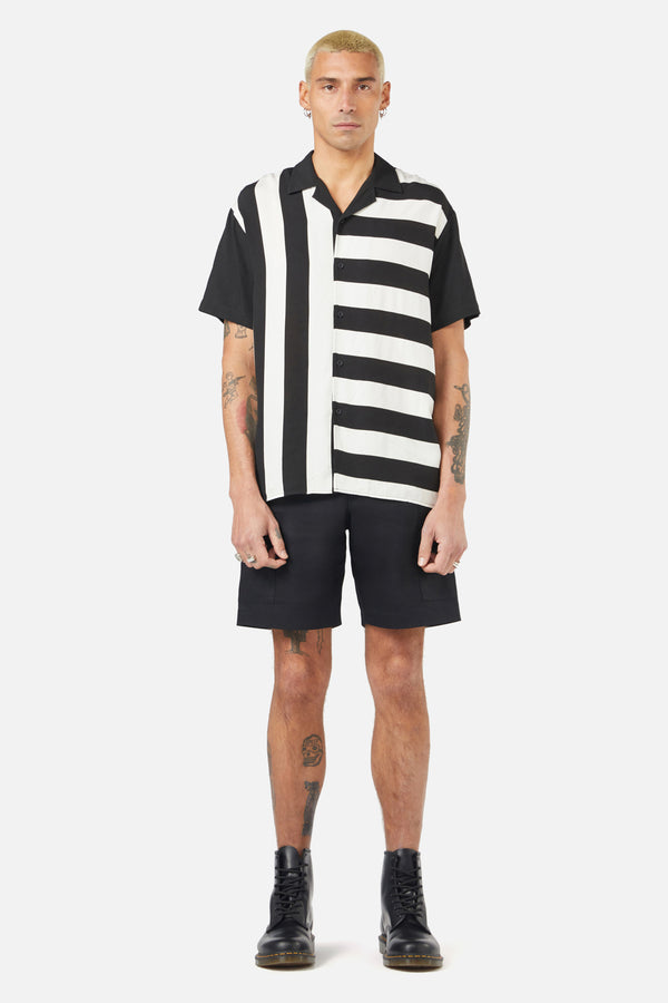 Black Friday - Dandy SS Shirt - black-white