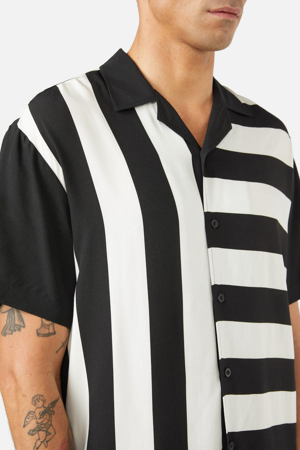 Black Friday - Dandy SS Shirt - black-white