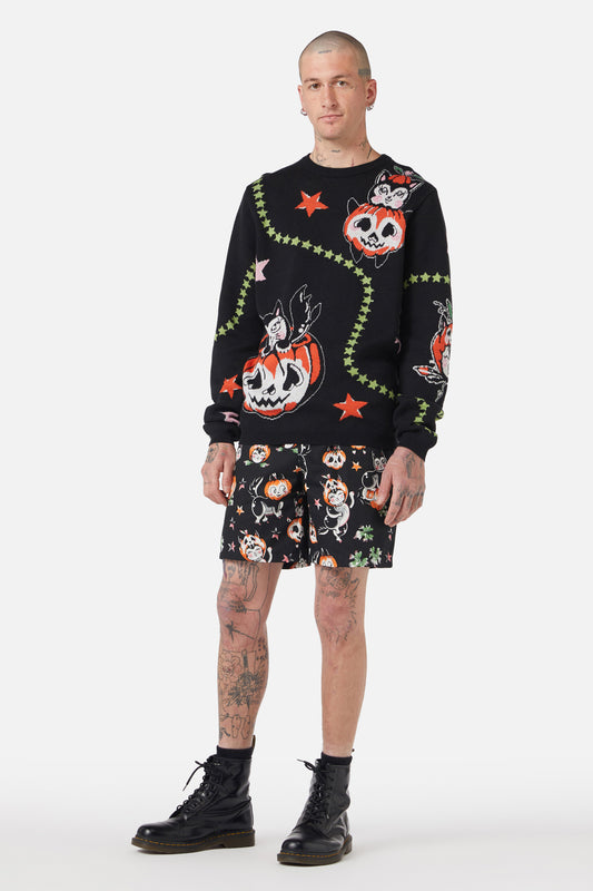 Black Friday - Pumpkin Party Knit - multi