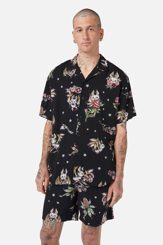 Black Friday - Fruity Bats SS Shirt - black
