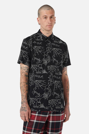 Black Friday - Entangled Printed SS Shirt - black