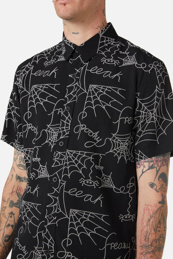 Black Friday - Entangled Printed SS Shirt - black